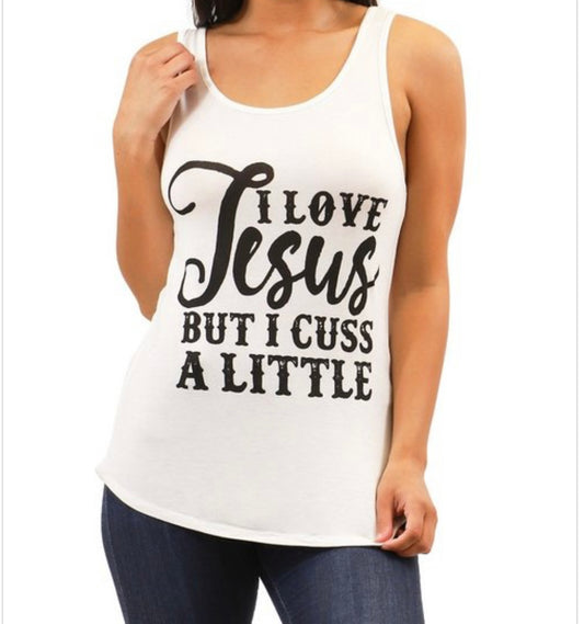 I LOVE JESUS TANK