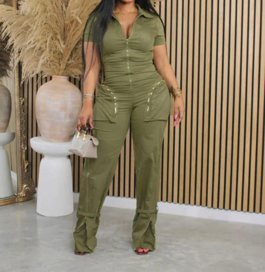 POCKET UTILITY JUMPSUIT