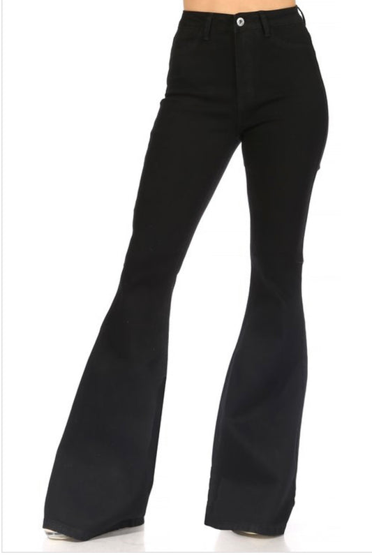 HIGH WAISTED FLARE JEANS